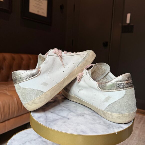SOLD! AUTHENTIC * GOLDEN GOOSE * Barely Worn Super Star * Size 10 - Picture 6 of 7
